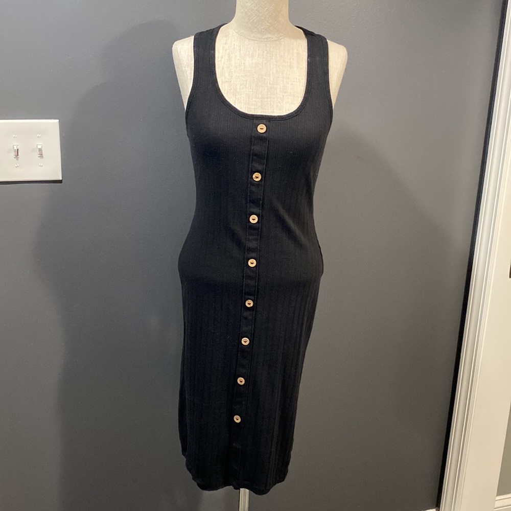 Black tank sweater dress size medium